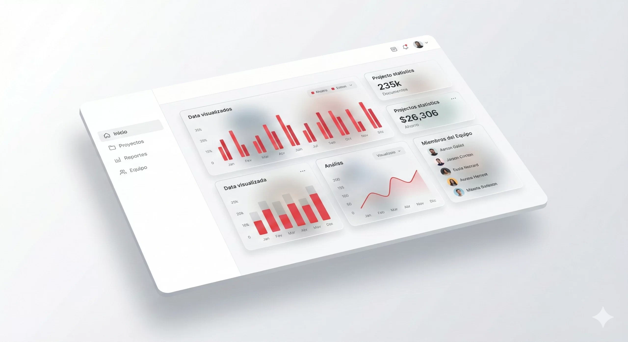 Dashboard AdminRA — Panel de gestión empresarial